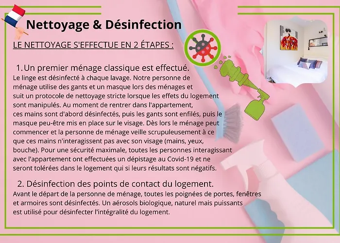 ☆ 2 Pieces, Calme & Lumineux - Centre ☆ Apartman *